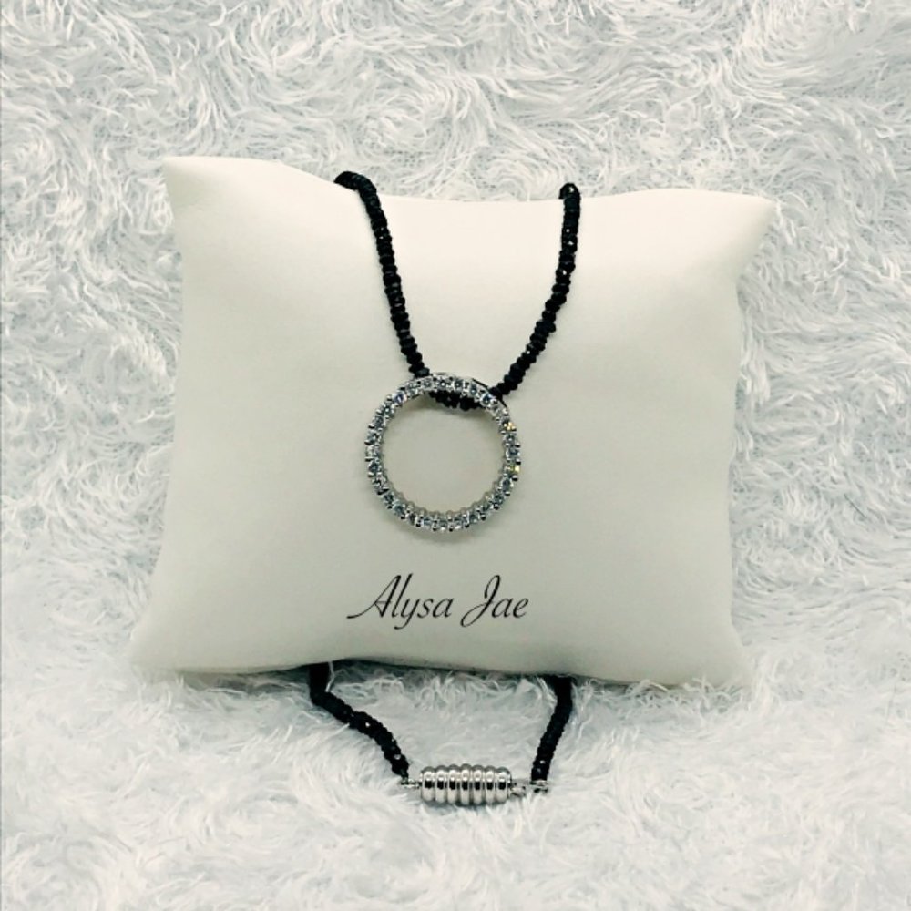 Swarovski Crystal & CZ Beaded Necklace